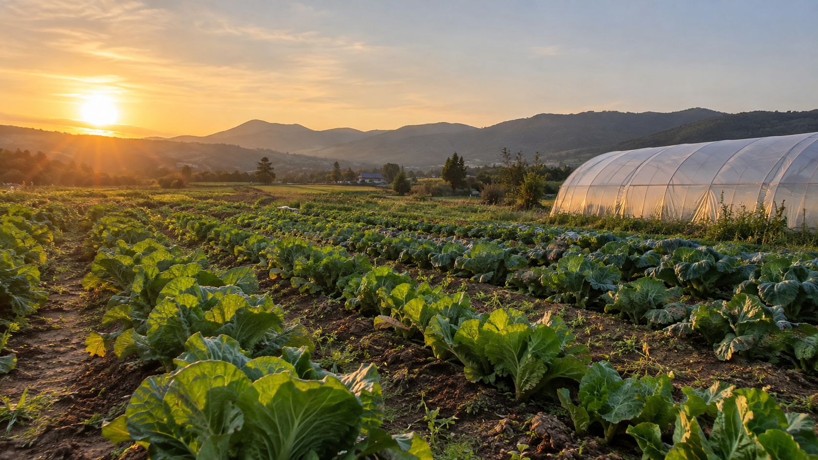 Cultivo de hortalizas a campo abierto